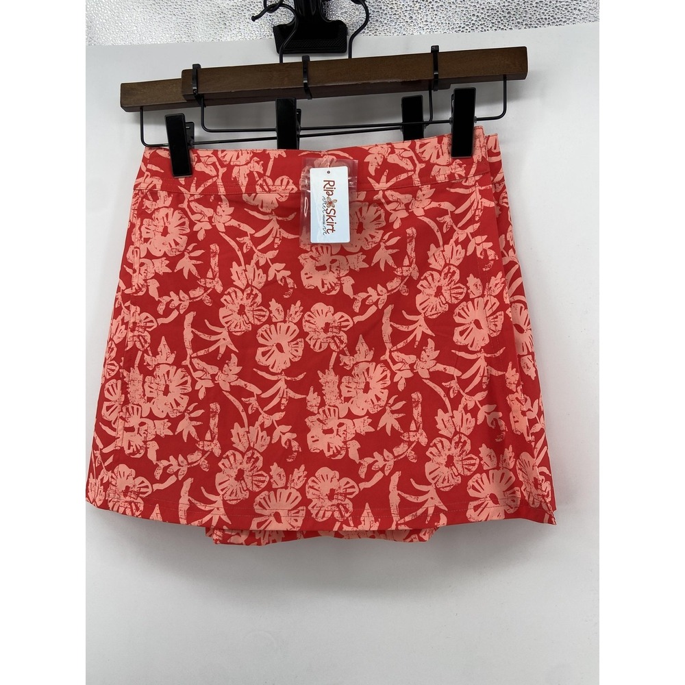 RipSkirt Hawaii Skirt Women Small Length 1 Hibiscus Wrap Swim Cover Up Beach 15"